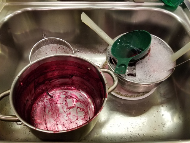 actually, jamming night ends with washing dishes.