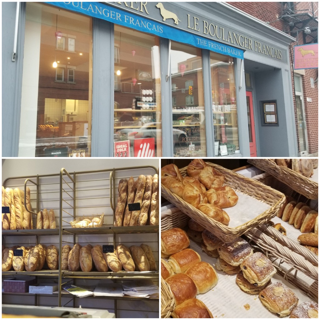 breads and pastries on display at The French Baker