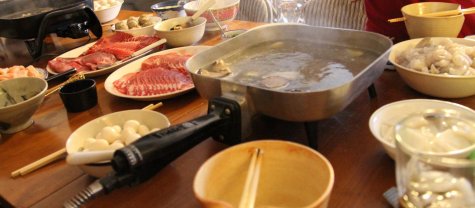 hot pot on the table