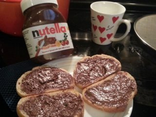 Nutella on toast