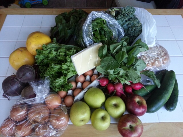 spring CSA, week 8