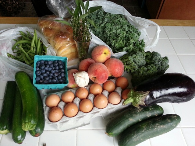 summer CSA, week 6