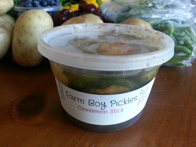 cinnamon stick pickles!