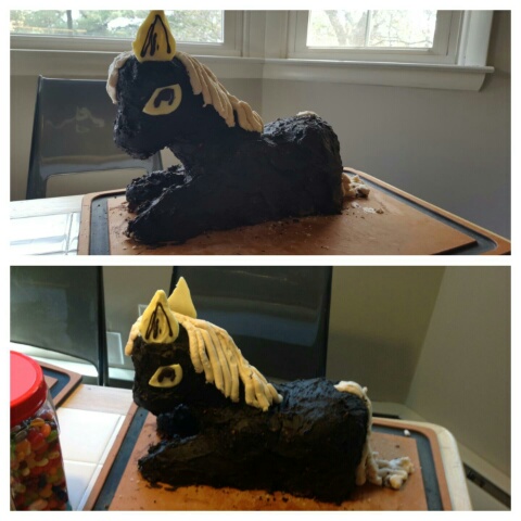 horse cake for a Little Princess